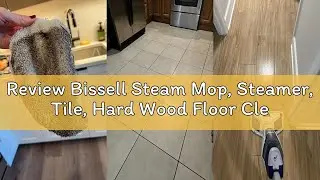 Review Bissell Steam Mop, Steamer, Tile, Hard Wood Floor Cleaner, 1806, Sapphire Powerfresh Deluxe