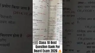 Class 10 Best Question bank for board exam 2026 🔥