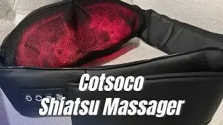 🔥REVIEW🔥 Cotsoco Shiatsu Back Neck and Shoulder Massager with Heat, Deep Tissue 3D Kneading Pillow