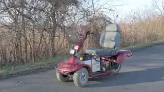 Insane electric mobility scooter over 100km/h topspeed
