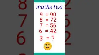 Maths magic trick #magictrick #shorts #short #mathstrick #ytshorts