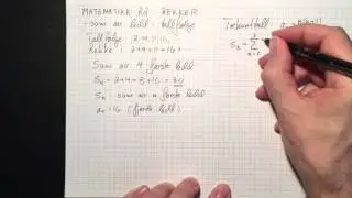 Matematikk R2: Rekker