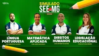 CONCURSO SEE/MG: SIMULADO COMPLETO E GRATUITO @CursosdoPortal