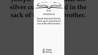 Silver Cup Mystery! 😲 Genesis 44 Explained 🙏