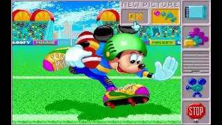 Mickey's Jigsaw puzzle (Dos game 1991)