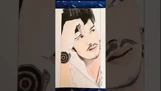 how to make colour pencil sketch 🎨@HirArt_ #colors #art #shorts