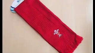 WRU Wales Rugby Scarf - Rugby World Cup 2015 Dual Branded Scarfs - RWC 2015