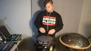 Handpan Roland hpd20 BOSS RC 505 Dziubee Drummer