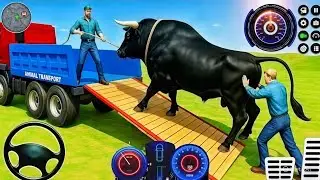 Animal Transport Truck Simulator 🐂 Offroad Animal Cargo Game | Android Gameplay