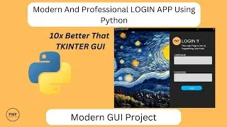 Modern LOGIN GUI Using Python