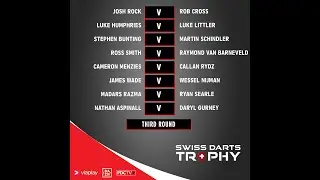PDC Swiss Darts Trophy 2024 Round 3 Josh Rock v Rob Cross 2024 09 29 HUN
