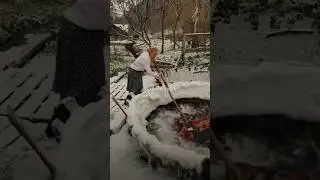 Древний способ стирки.