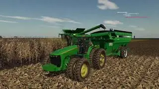 Corn Harvest on Mercer County Map. FS19.
