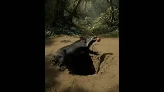 What happened to him? 😱 The Giant Hole Trap #wildlife