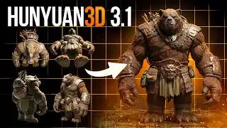 Create BETTER 3D AI Models Than Ever Before! - Hunyuan3D 3.1
