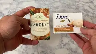 Yardley Vs  Dove Shea Butter Hand Bar Soap