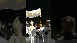Immersed in Faith: Mic'ed Up Eucharistic Procession #eucharisticrevival  #eucharistic  #catholic