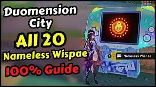 Duomension City All Nameless Wispae Locations in Honkai Star Rail 4.0