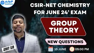 Group Theory Practice Session| #csirnet #csirnetjune2024 #csirnetchemicalsciences #physicalchemistry