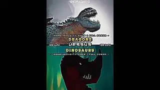 Dinosaurs vs dragons part 1 #short #dragon #dinosaur