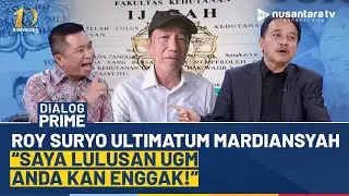 Memanas! Ragukan Mardiansyah Soal Kasus Ijazah Jokowi, Roy Suryo: Saya Lulusan UGM, Anda Kan Enggak!