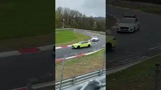 BMW M4 G82 forgets mirror check before sending it...#driftisforbidden#n&uuml;rburgring #drifting #btg #m4