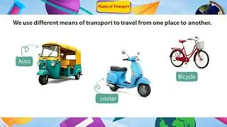 Ch 30 | Ace Publishing House | General awareness_ Ukg | Ukg | Means of Transport |  For children