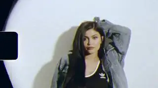 Kylie Jenner with adidas Originals Falcon FW18 Campaign