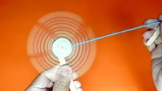 Como fazer CATA-VENTO automático com tampinhas, palitos e materiais recicláveis e descartáveis