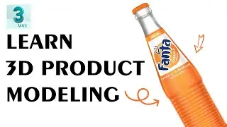 3D Product Modeling Tutorial: How To Create Realistic 3D Product Bottle Using 3ds max #3dmodeling