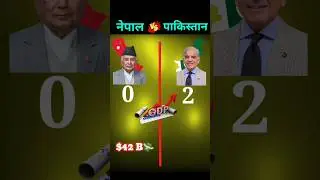 नेपाल वीएस पाकिस्तान || Nepal vs Pakistan ❓#viralshort #mitulrajtalks