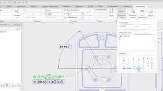 improved dimension text in detailed drawings