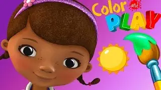 Doc McStuffins: Color And Play - Doc's Check Up Room -  Coloring Book App
