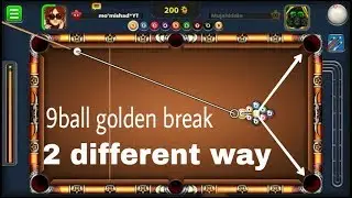 9ball golden break for updated version(2 different way)