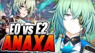 ¡NO ME ESPERABA TODO ESE DAÑO!!😱 PRUEBAS ANAXA E0 vs E2 | Honkai Star Rail