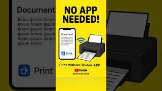 📱 Mobile Se Print Kaise Karein | No App Needed! 🔥 #shorts #shortsviral  #printer