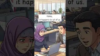 Forgotten Password in a Formal Setting | Realistic English Conversation at Work