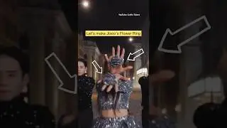 Jisoo&rsquo;s flower ring 💍 making with paper #shorts #youtubeshorts #jisoo #jisooblackpink #blackpink