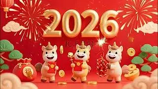 2026年新年歌 ((  步步高  ))