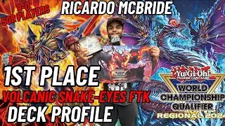 1st Place Undefeated Fort Worth, TX Regional Volcanic Snake-Eyes FTK- [Ricardo McBride]
