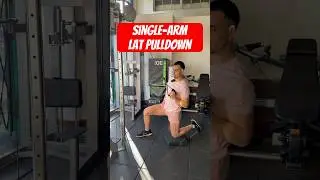 Single Arm Cable Pulldown for Mid Lats Build Width & Control Your Back Gains #gym #back