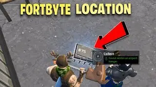 Fortnite Fortbyte#75 Location - Found within an airport hangar