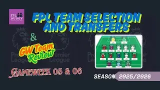 FPL TEAM SELECTION | GAMEWEEK 06 | FPL 2025/2026 | FPL TIPS & TRICKS | FANTASY PREMIER LEAGUE |