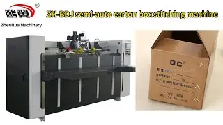 corrugated box stitching stapling machine