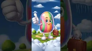 The Amazing Jumping Jellybean |  #NurseryRhymesForKids #KidsFunTime #PoemsForKids