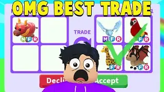 Trading NEON LUNAR OX in A RICH ADOPT ME SERVER!