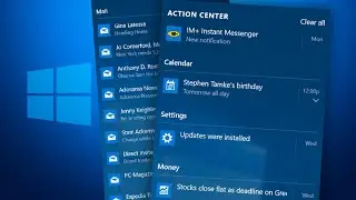 Windows 10 Action Center