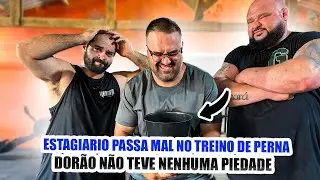 DORÃO ACABOU COM A VIDA DO ESTAGIARIO NO TREINO DE PERNA