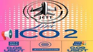 Great news To The JETT_Crypto community Live now ICO-2 sale in Today