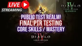 Final PTR Night Barb Core Skills - Frozen Orb Sorc #Diablopartner
